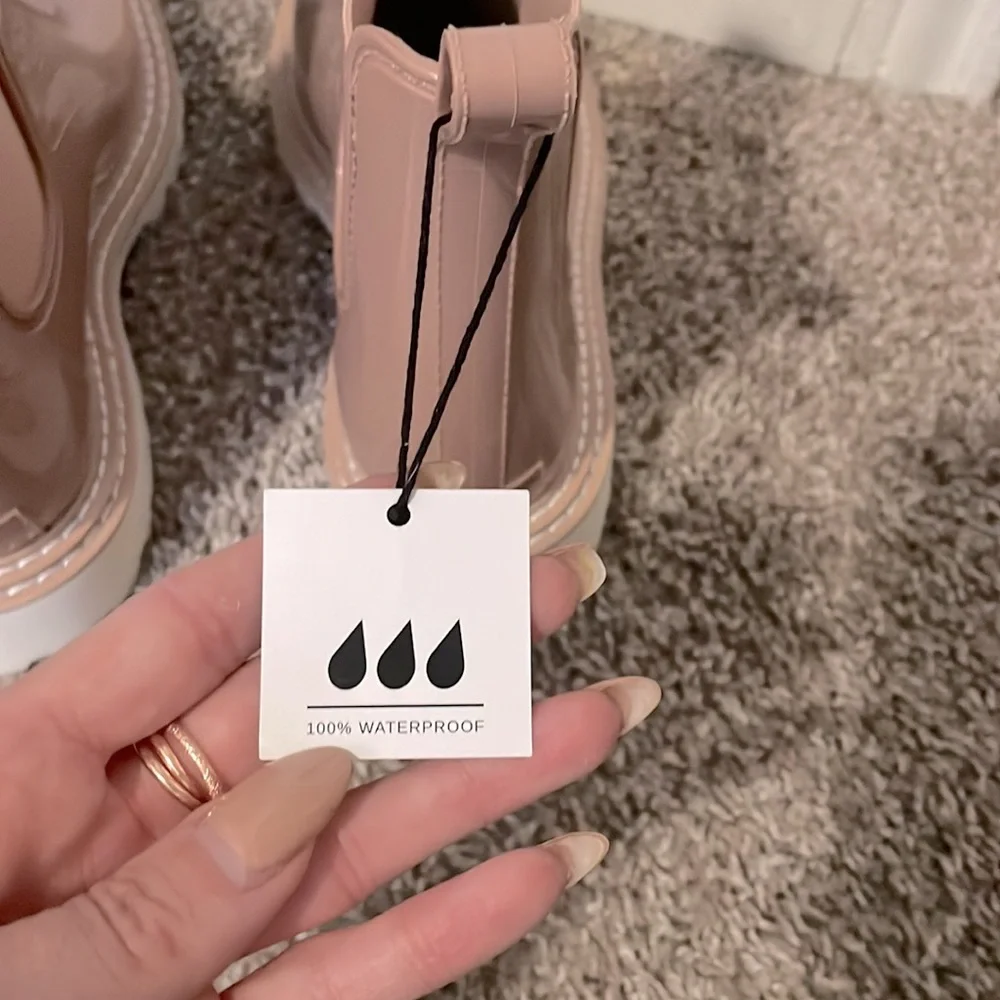 Dolce Vita Stormy Lug Sole Rain Bootie - Picture 6 of 10